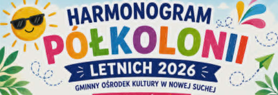 Harmonogram Półkolonii Letnich 27.07-07.08.2026